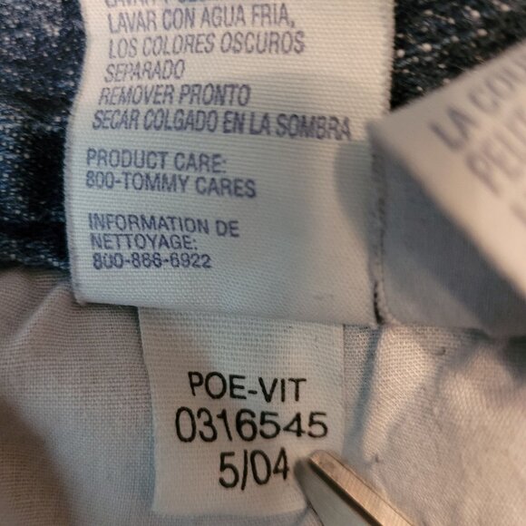 Vtg Tommy Hilfiger Jeans Size 8 Trouser Bootcut Mid Rise Medium Wash Denim Y2K - Picture 5 of 11